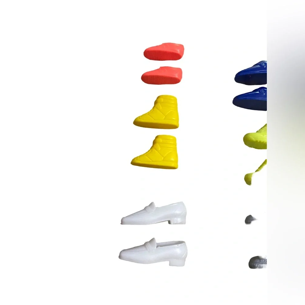 Mattel Ken Various Multi-Color Shoes/Skates Vintage Lot Of 8‎